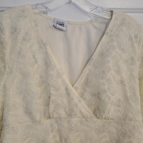 Bundle of Joy Lace Overlay Top, L - Picture 2 of 7